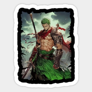 ZORO SAMURAI ANIME Sticker